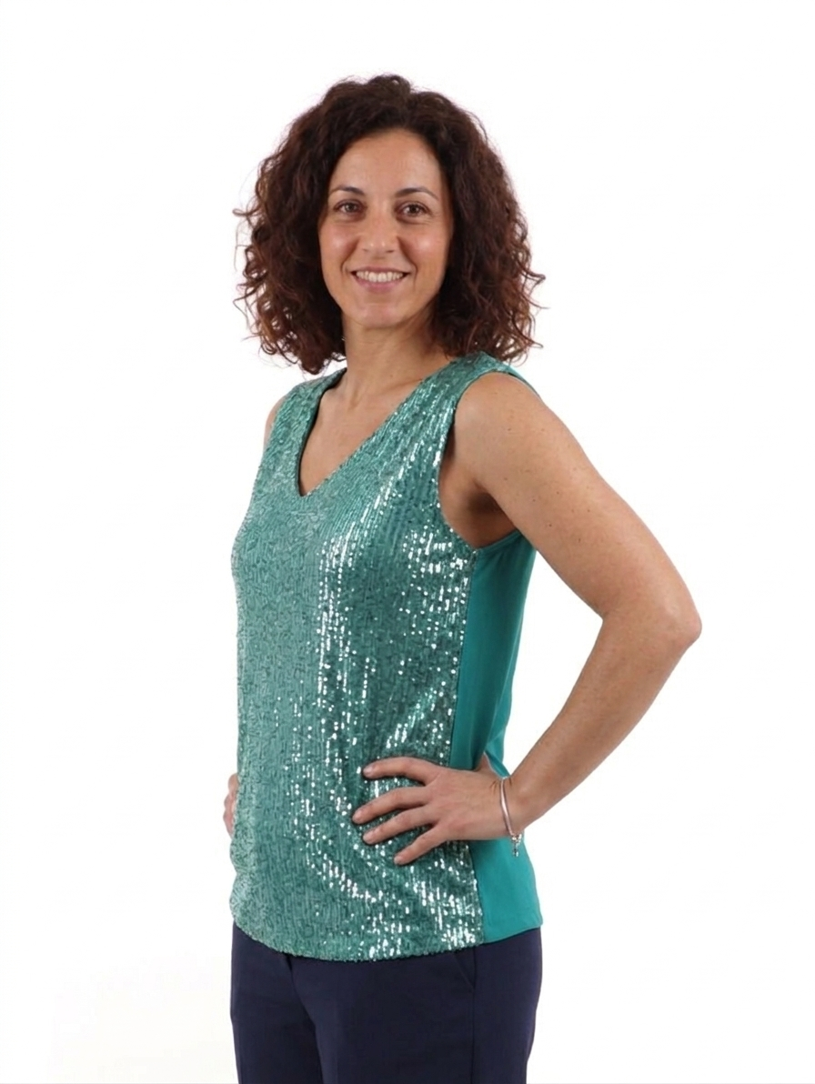 Top smanicato donna Lizalu00f9