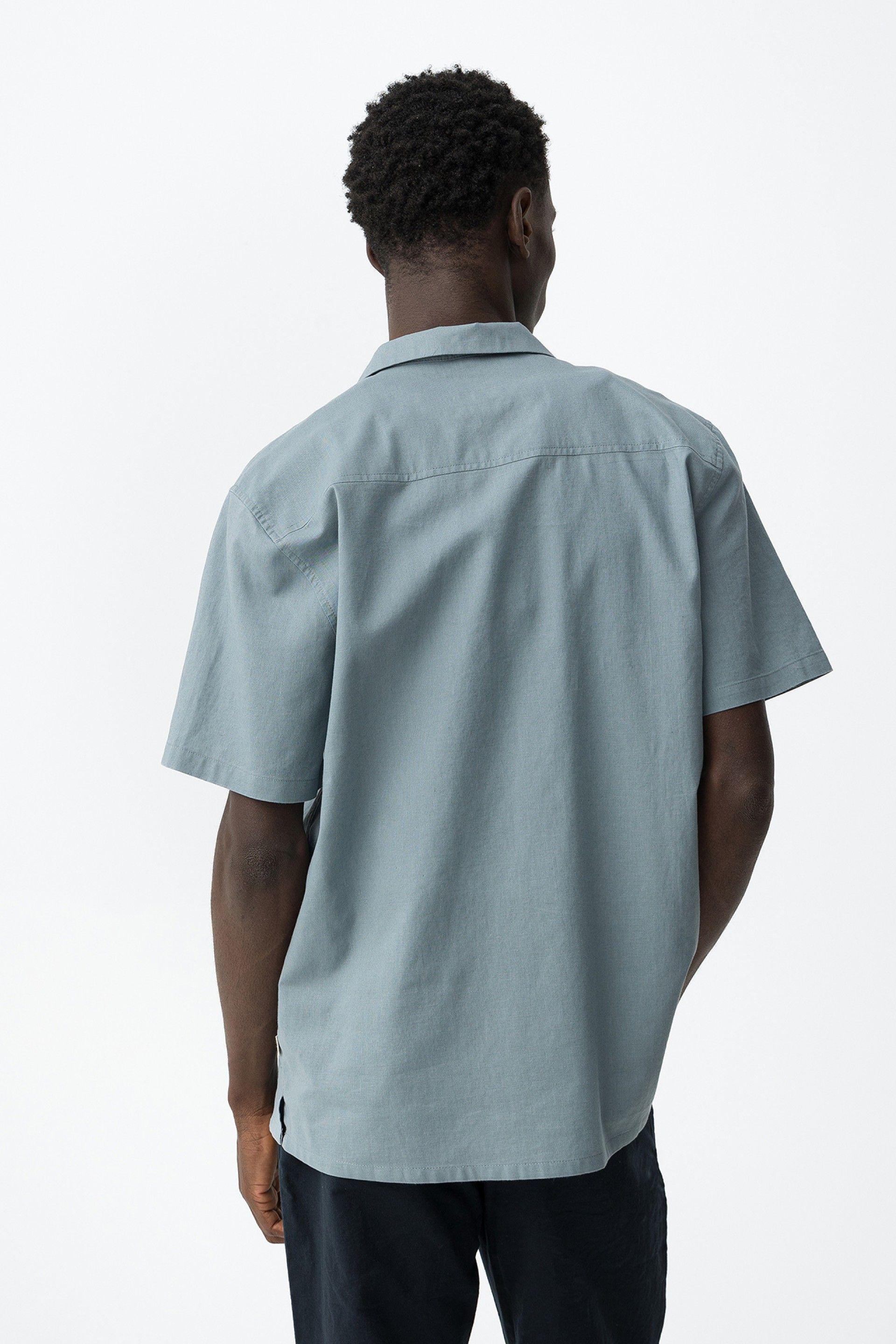 Camicia mezza manica in misto lino Tiffosi uomo
