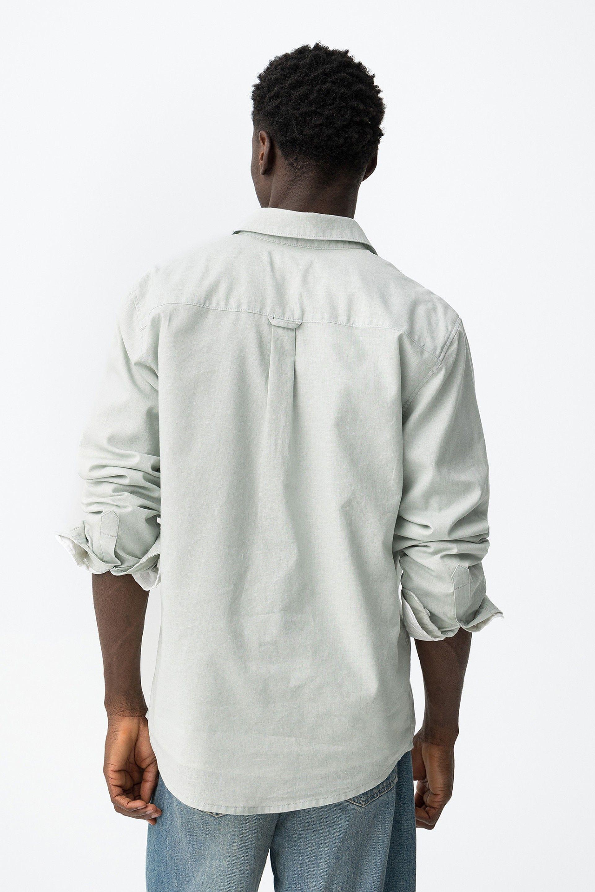 Camicia uomo misto lino cotone Tiffosi