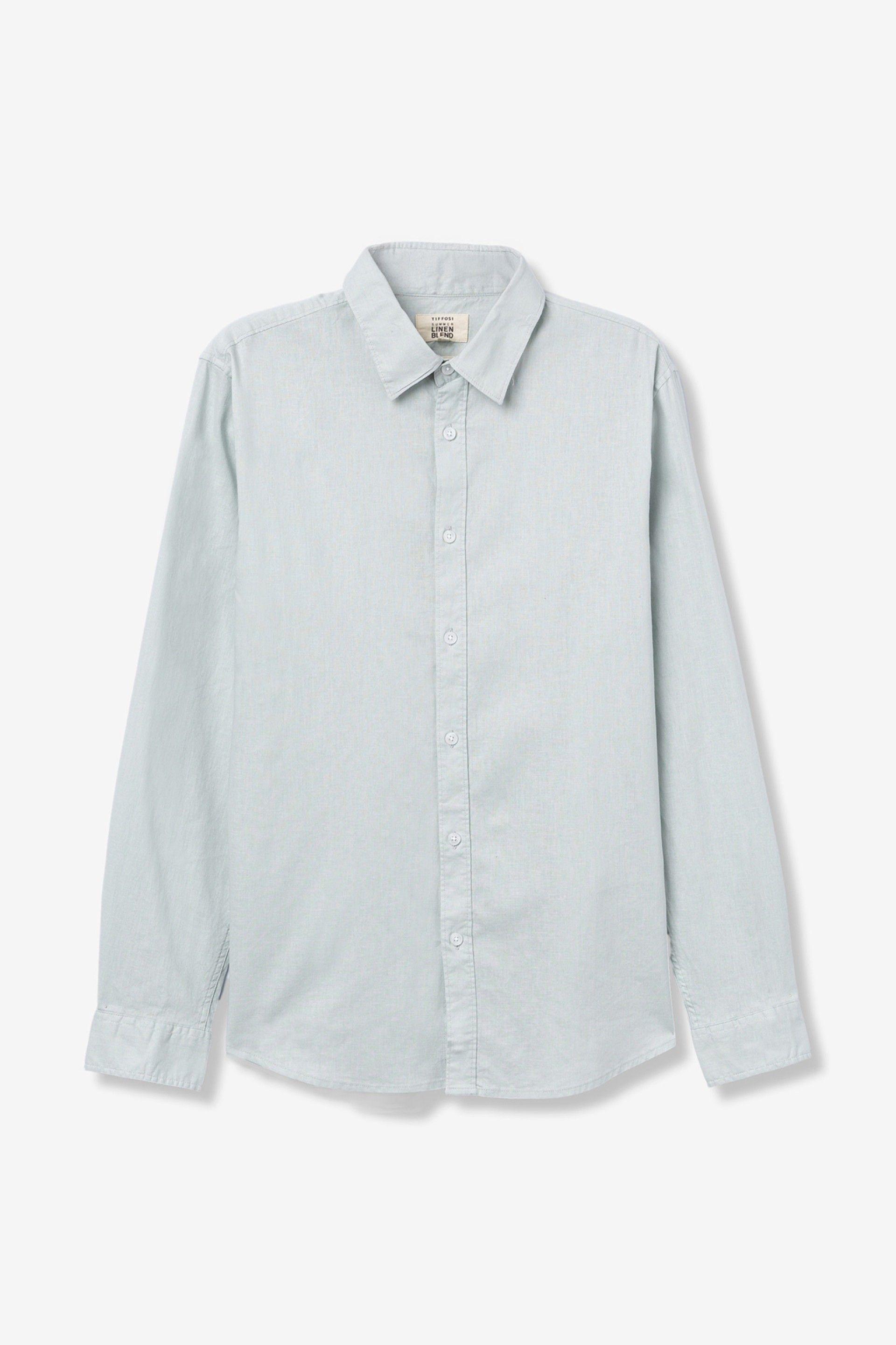Camicia uomo misto lino cotone Tiffosi