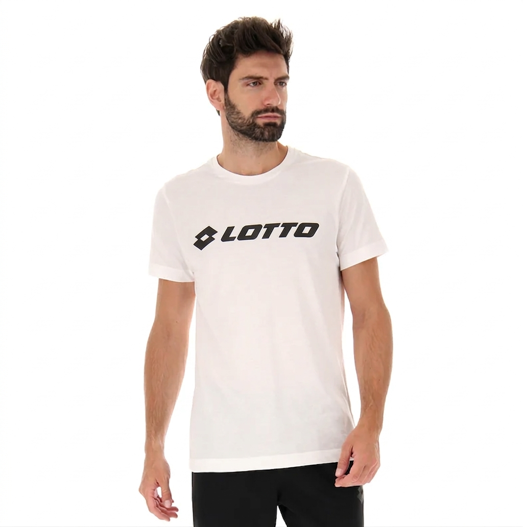 T-shirt sportiva bianca Lotto casual