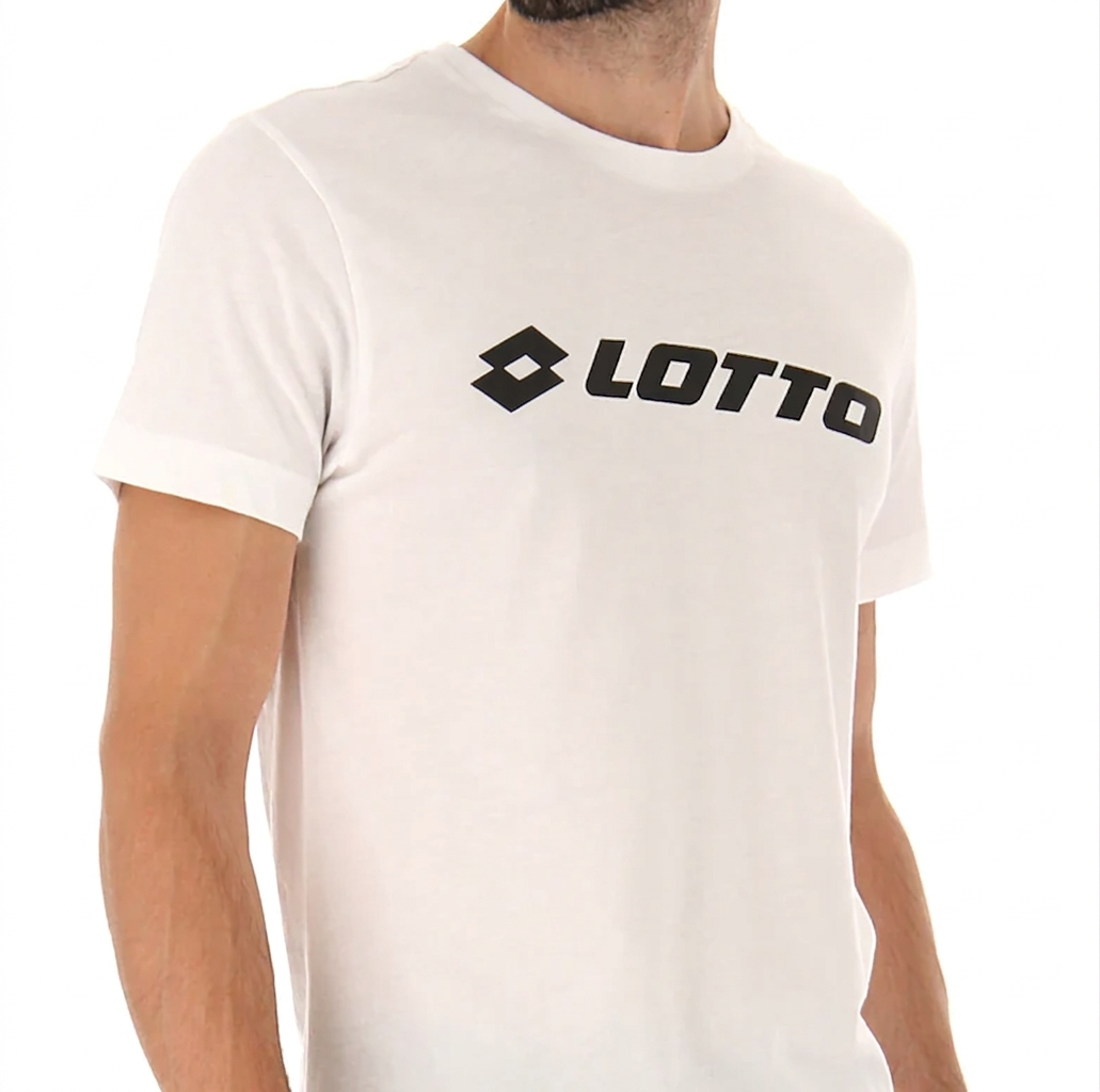 T-shirt sportiva bianca Lotto casual