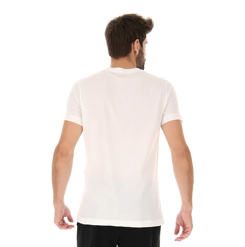 T-shirt sportiva bianca Lotto casual
