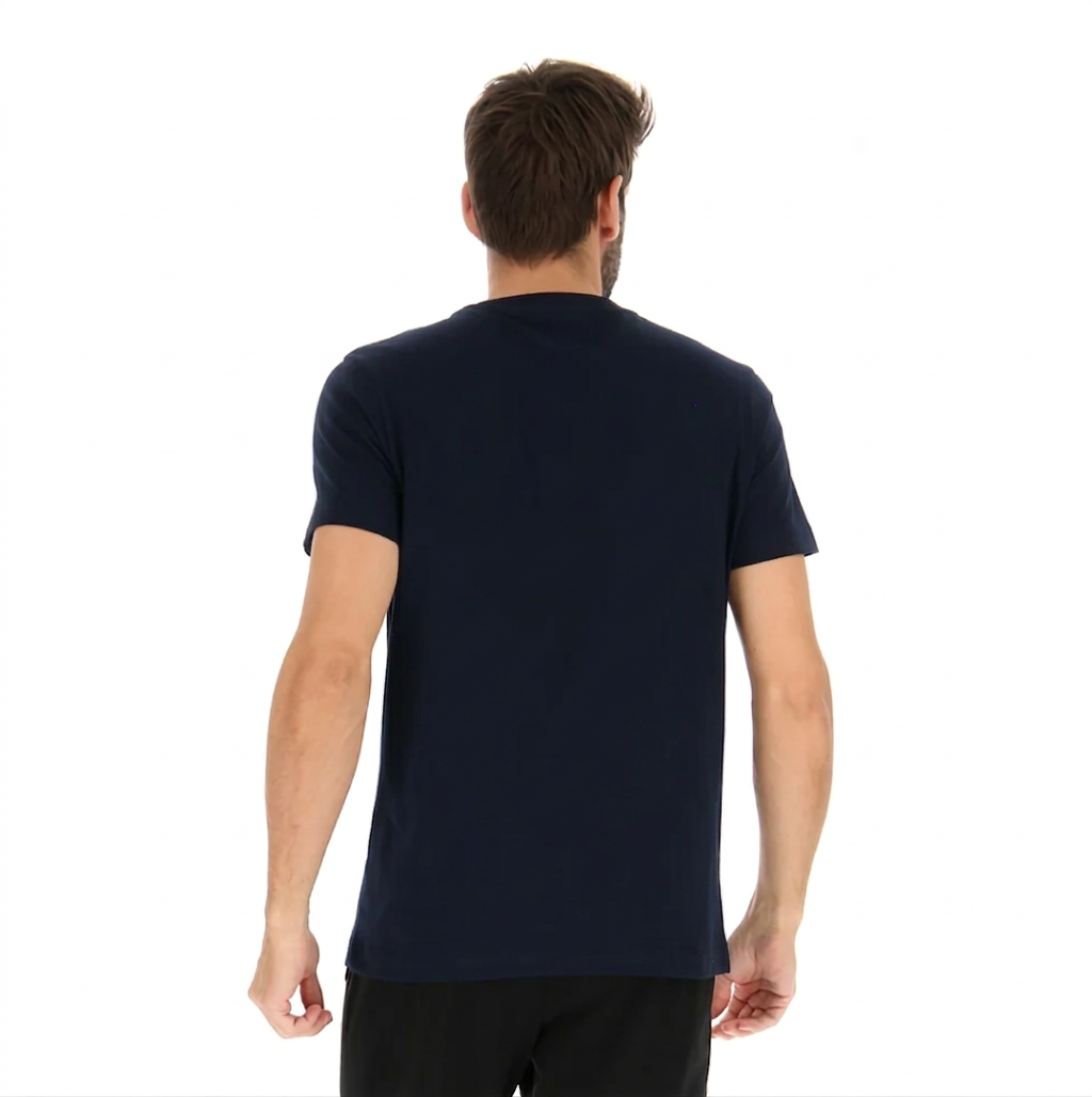 T-shirt sportiva blu Lotto casual