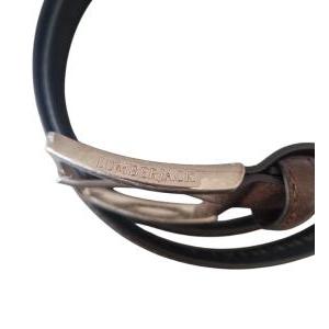 Cintura in vera pelle marrone  uomo