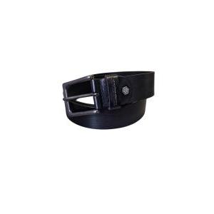 Cintura in vera pelle da uomo  nero