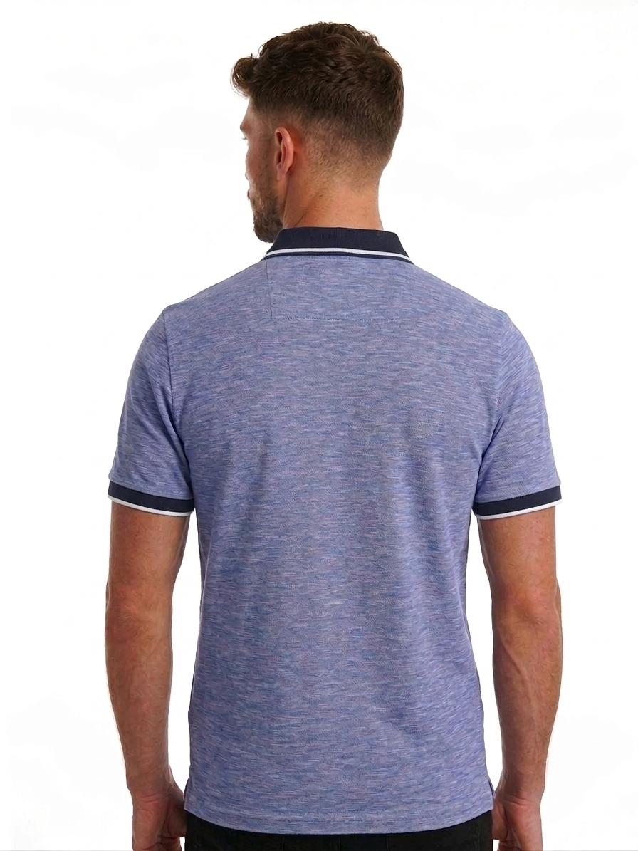 Polo in cotone da uomo Yes Zee