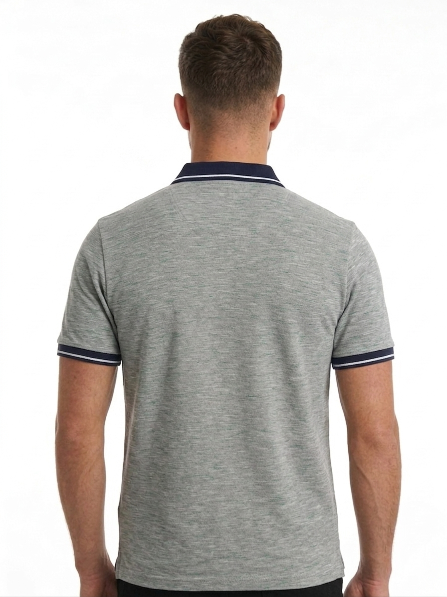 Polo in cotone da uomo Yes Zee