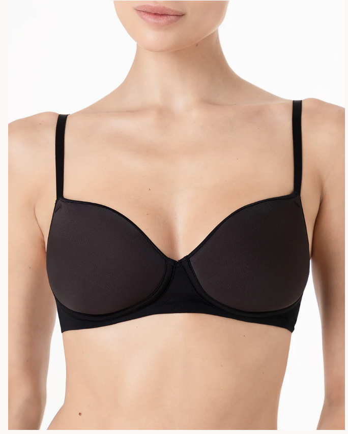 lovable reggiseno invisible breeze senza ferretto nero - foto 1