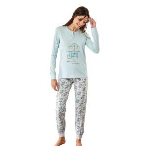 Pigiama donna in cotone jersey  gp5116