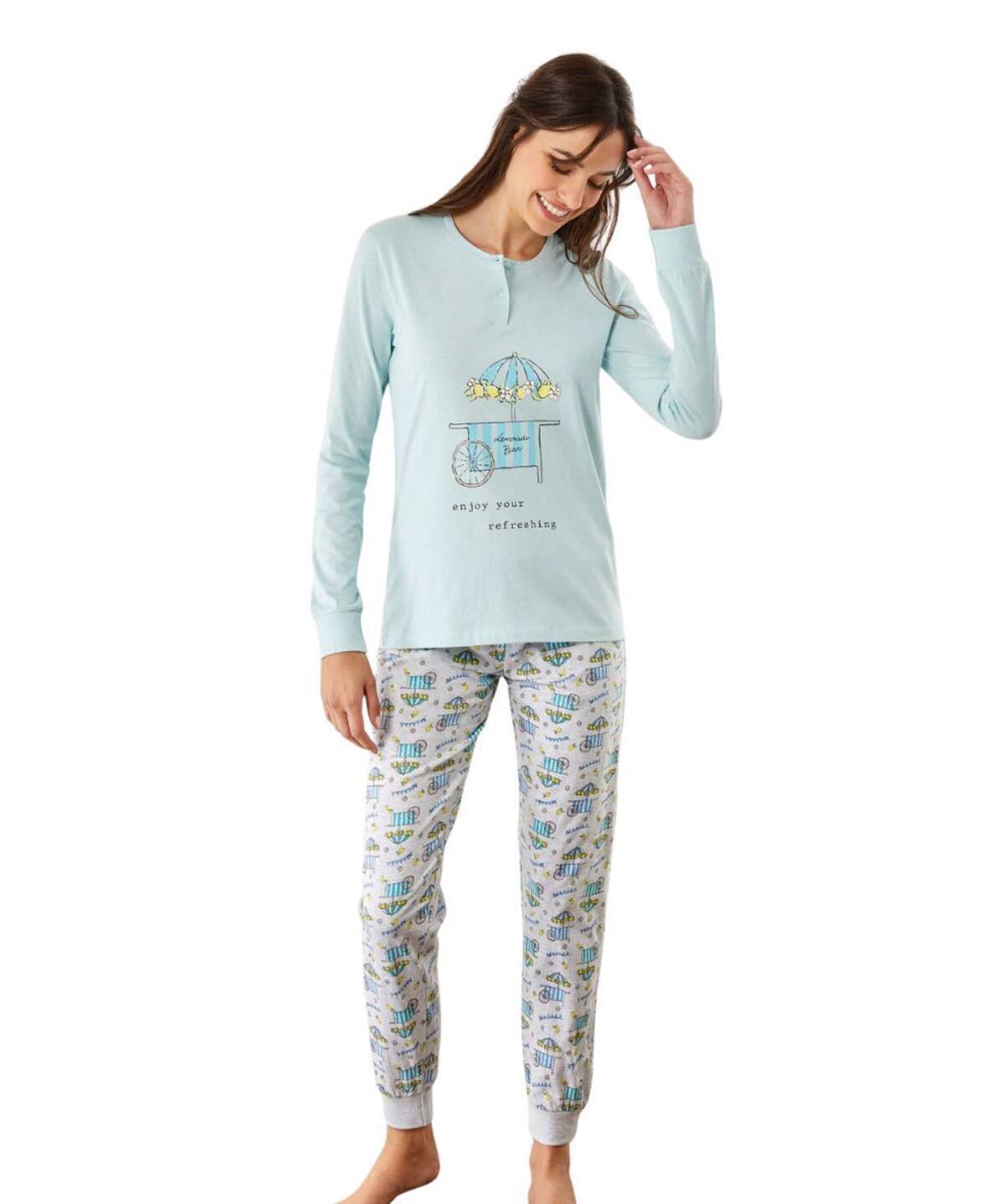 Pigiama in cotone jersey Il Granchio donna