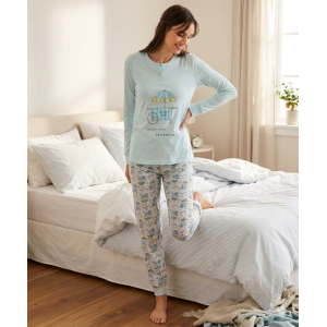 Pigiama donna in cotone jersey  gp5116