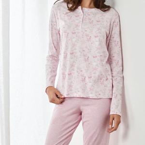 Pigiama donna cotone jersey floreale  gp5122
