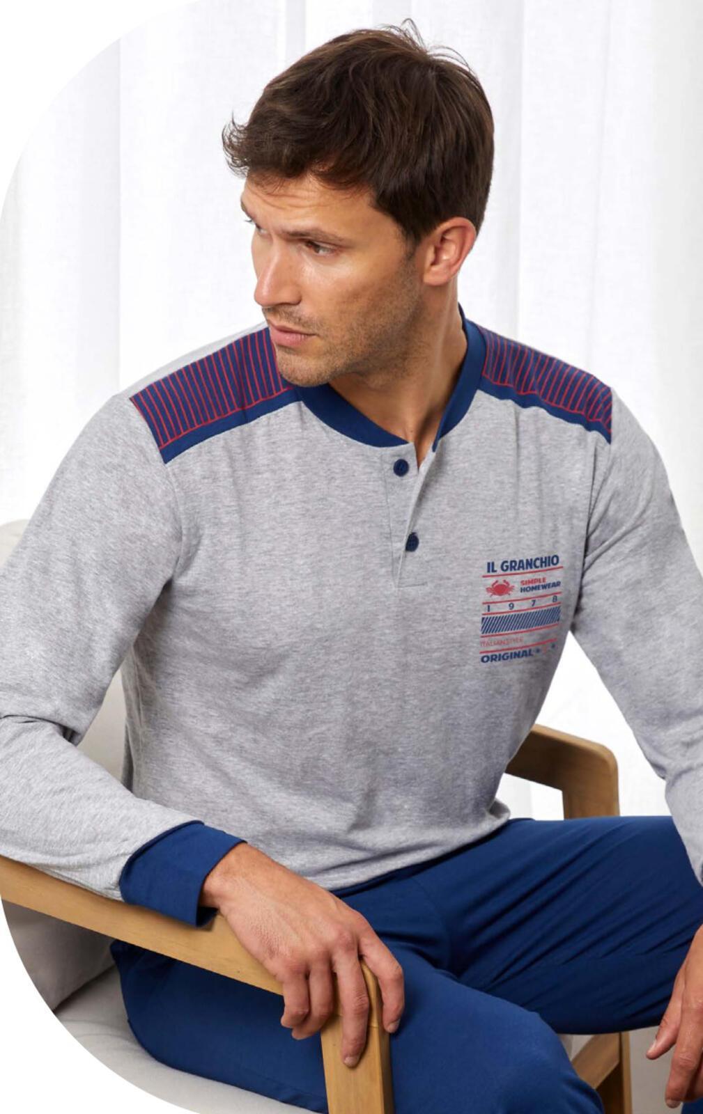 Pigiama cotone jersey Il Granchio uomo