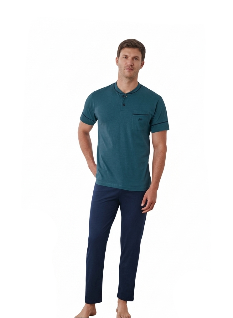 Pigiama corto da uomo in cotone Il Granchio