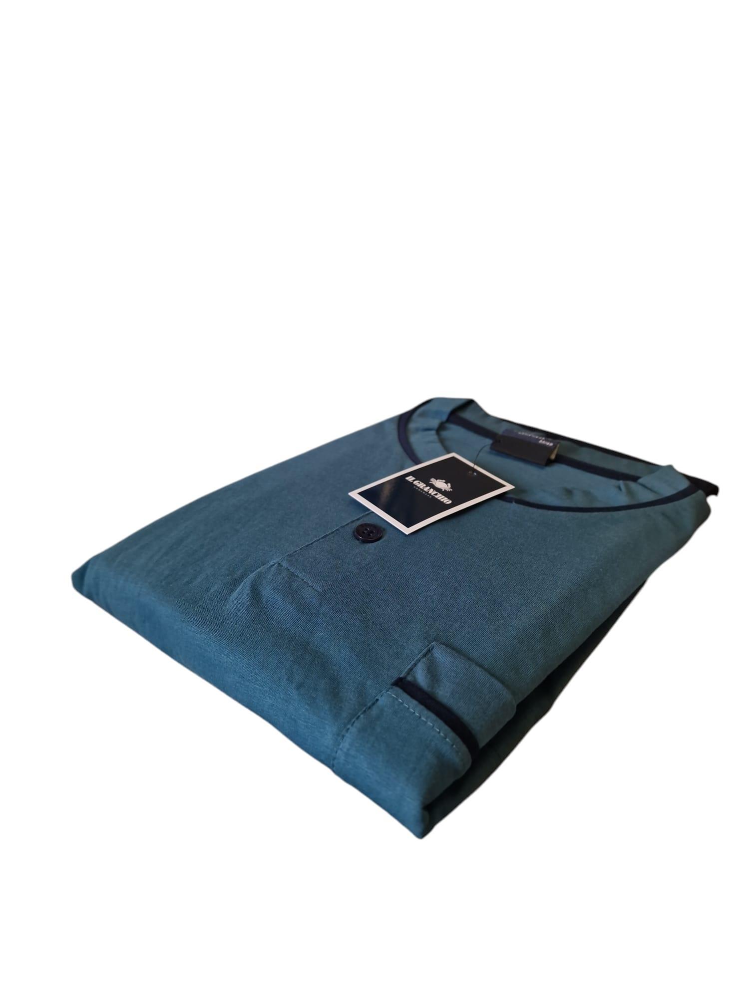 Pigiama corto da uomo in cotone Il Granchio