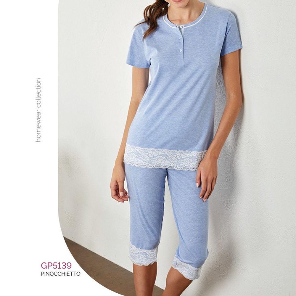 Pigiama cotone jersey Il Granchio donna