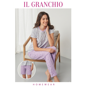 Pigiama donna 3 pezzi in cotone  gp5127/t