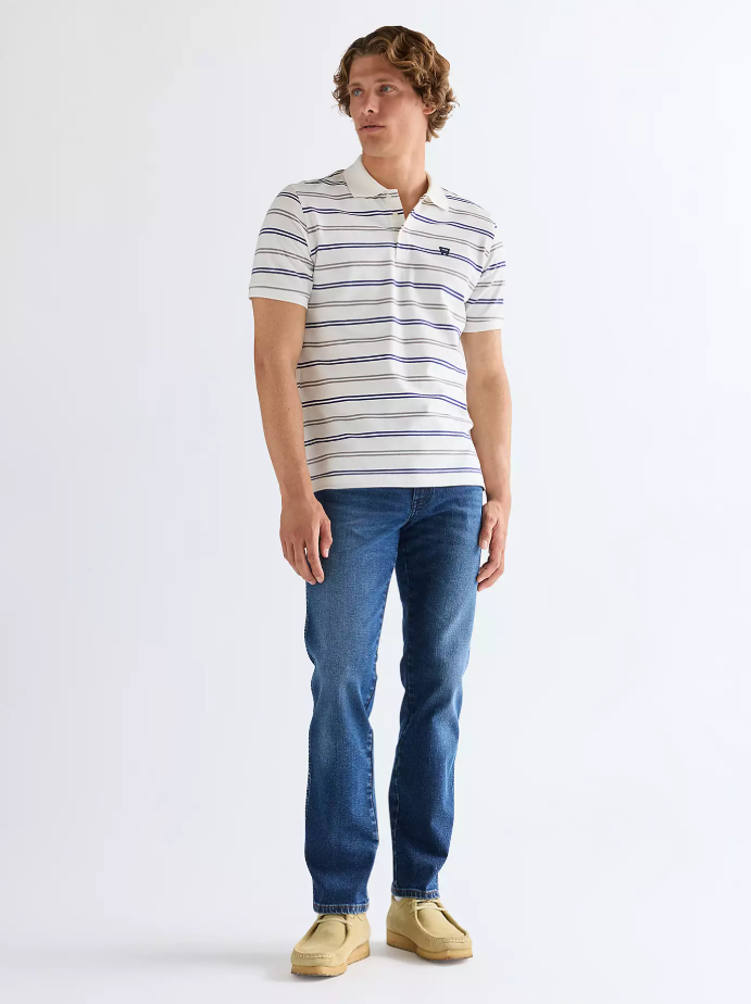Polo regular stripe Wrangler uomo