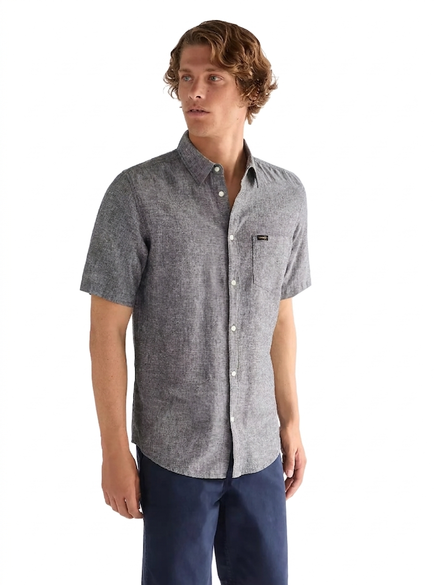Camicia misto lino cotone Wrangler uomo