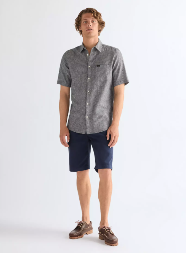 Camicia misto lino cotone Wrangler uomo
