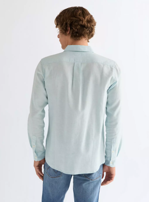 Camicia misto lino cotone Wrangler uomo