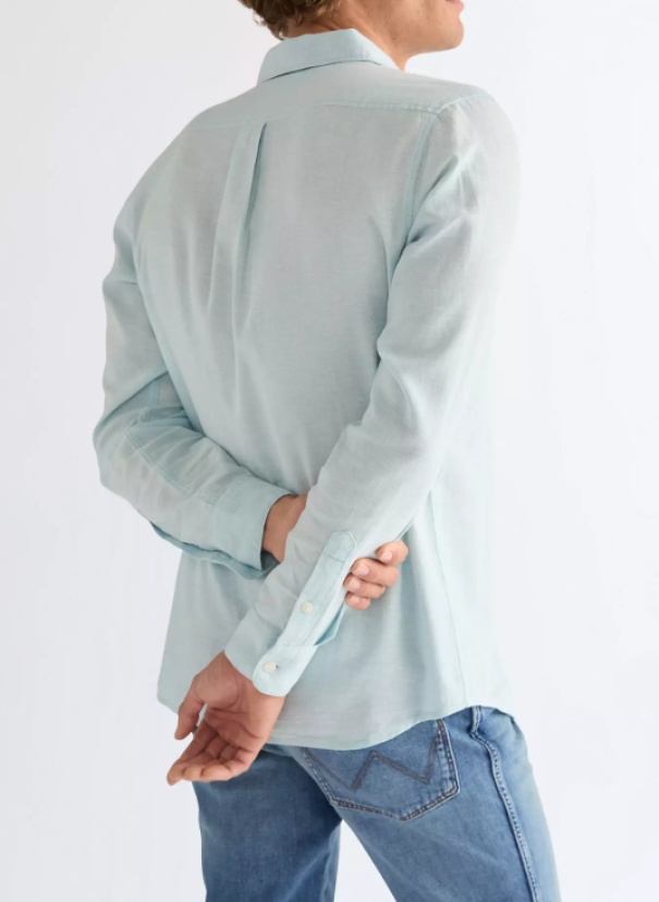Camicia misto lino cotone Wrangler uomo