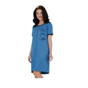 Camicia da notte mezza manica in ciniglia