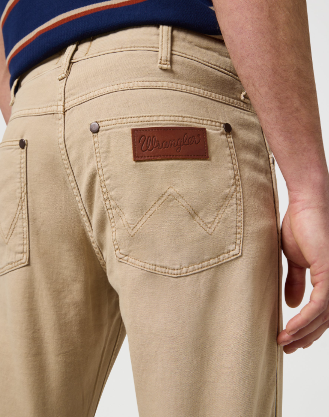 Jeans Larston Wrangler Timberwolf
