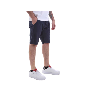 Bermuda in cotone blu  uomo