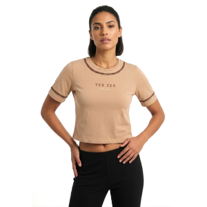 T-shirt  donna con ricamo