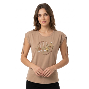 T-shirt smanicata  donna