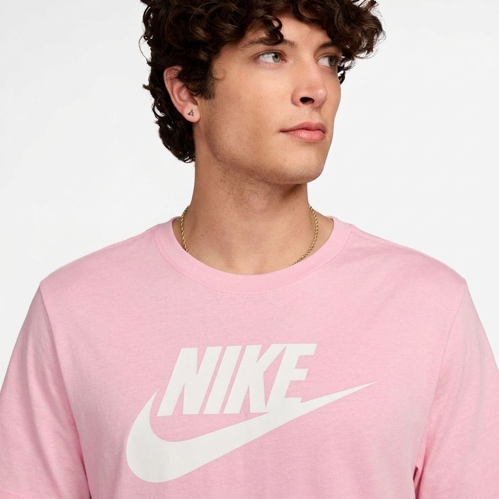T-shirt Nike Icon Pink uomo