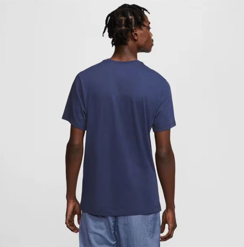 T-shirt Nike Logo Sportswear Blu uomo