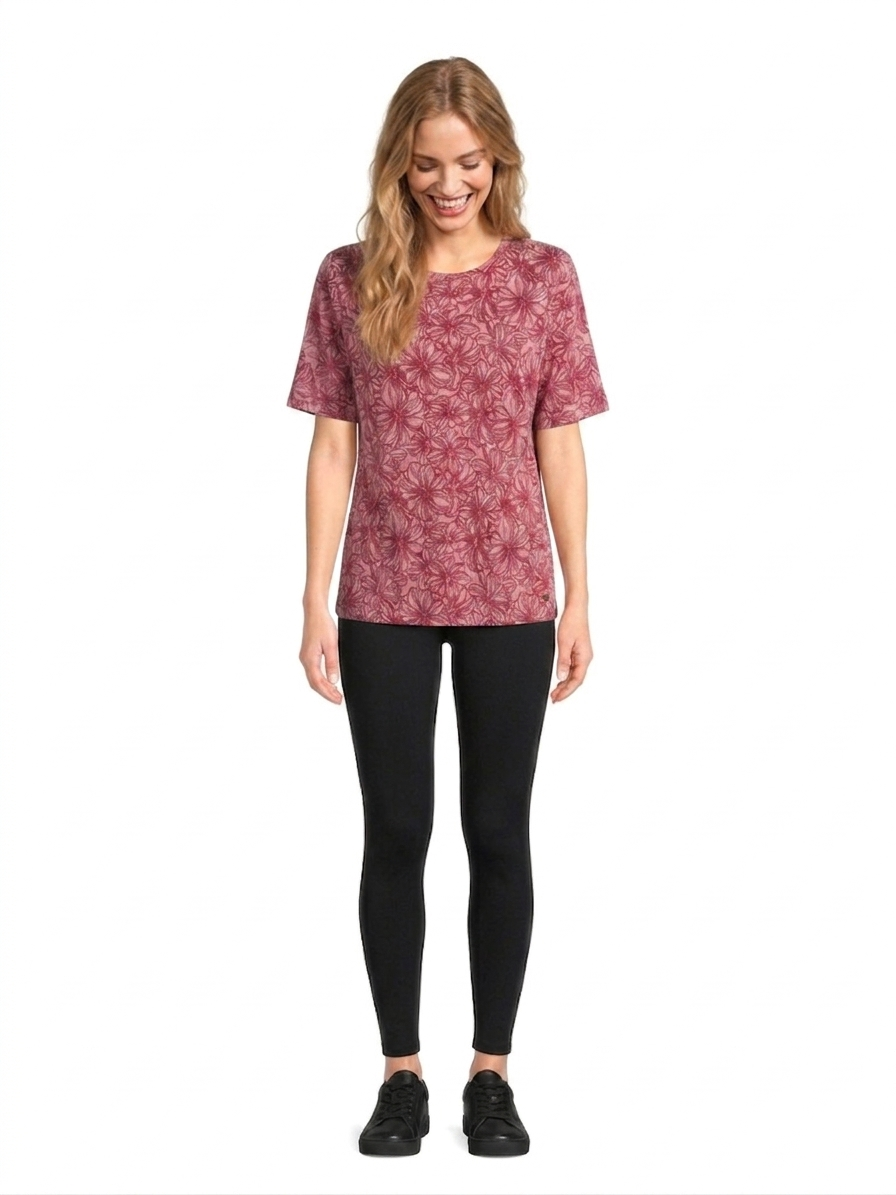 T-shirt floreale Campagnolo donna