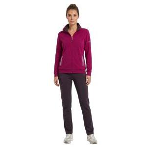 Tuta jersey donna taschino glitter fucsia