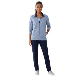 Tuta donna garzata borchiette vicino zip jeans