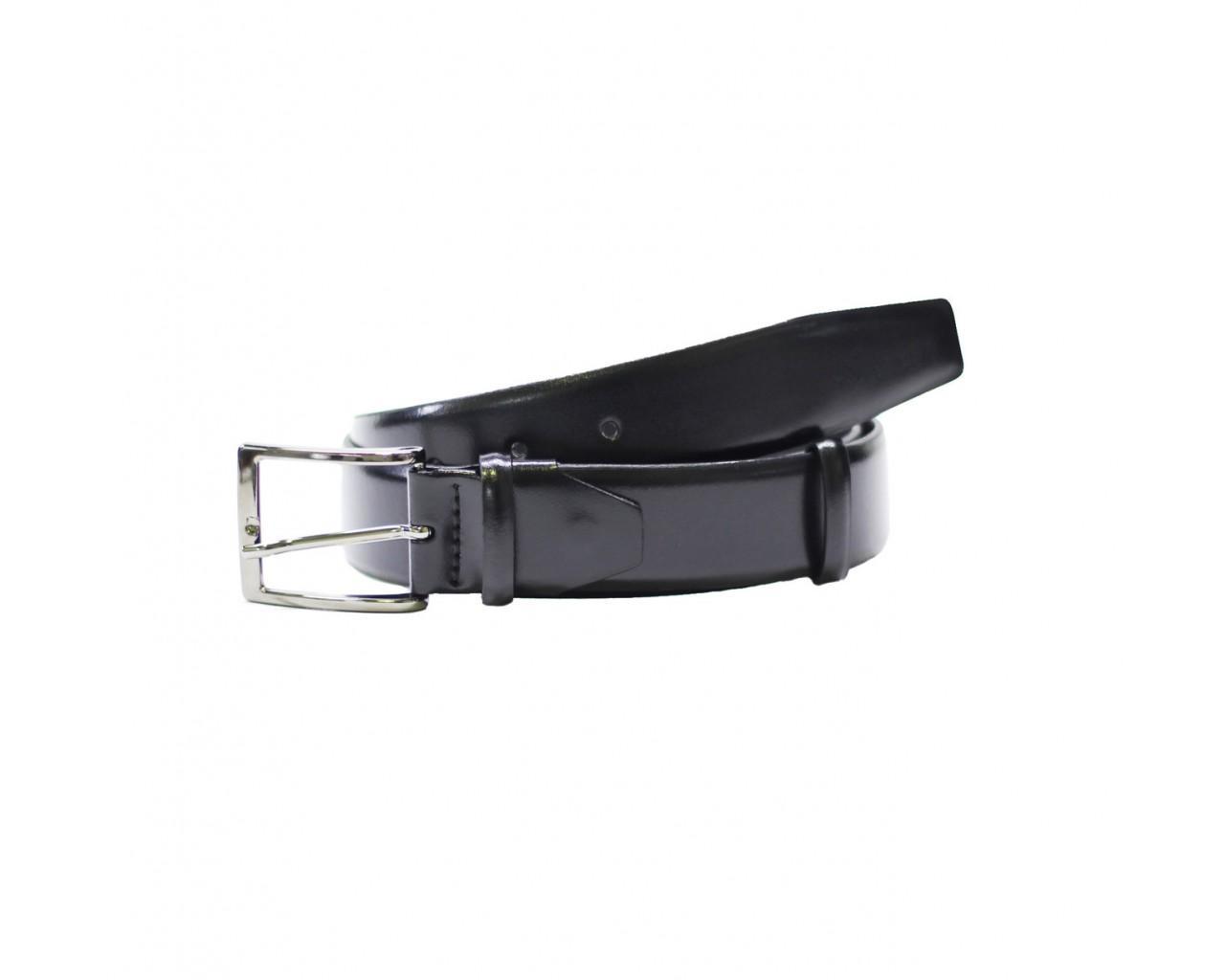 antonio de patrizi cinta semilucida pelle cm 3.5 nero - foto 1