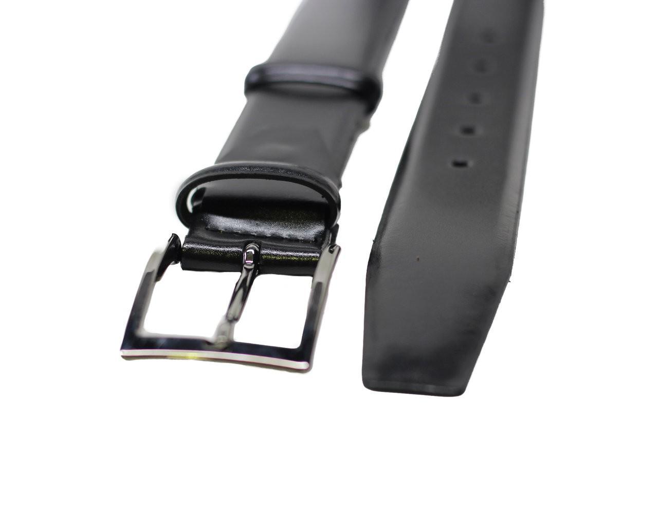 antonio de patrizi cinta semilucida pelle cm 3.5 nero - foto 2