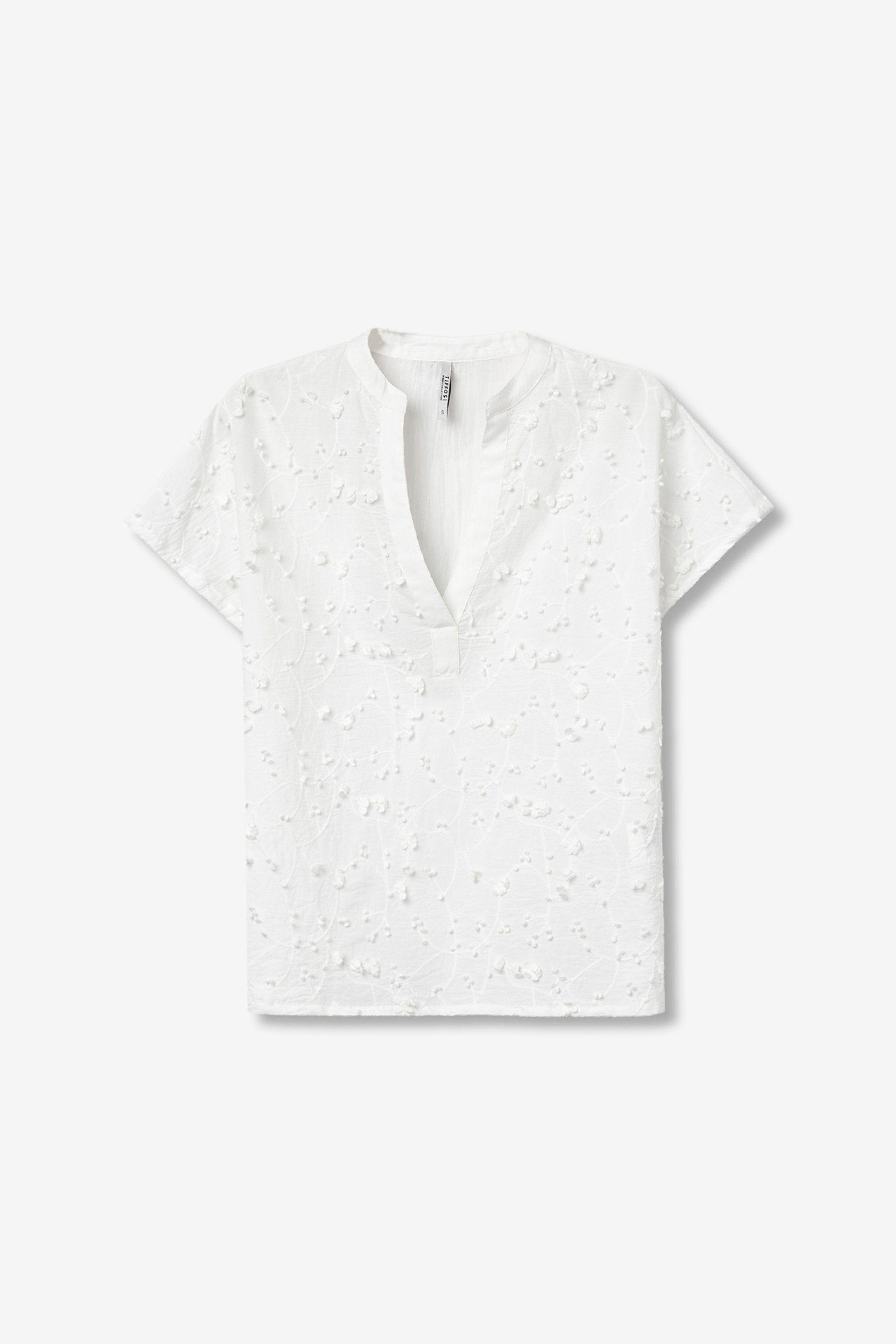 Camicetta di cotone ricamato Tiffosi donna
