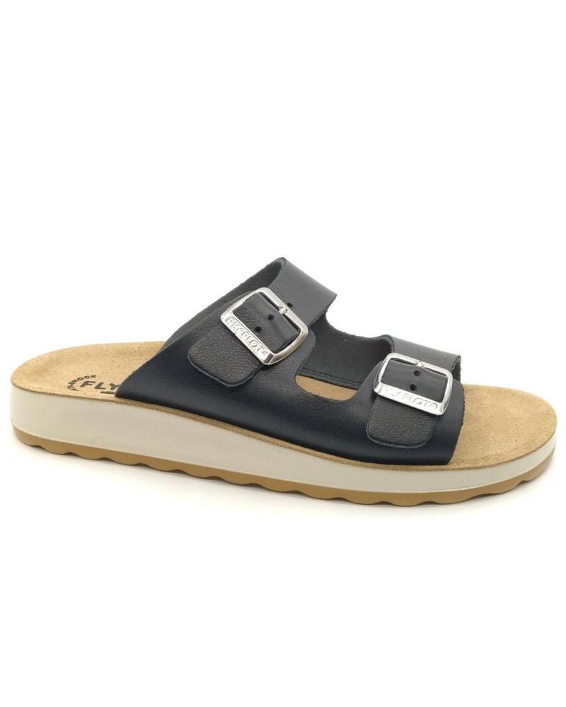 Ciabatte da donna con cinturino regolabile Fly Flot nero