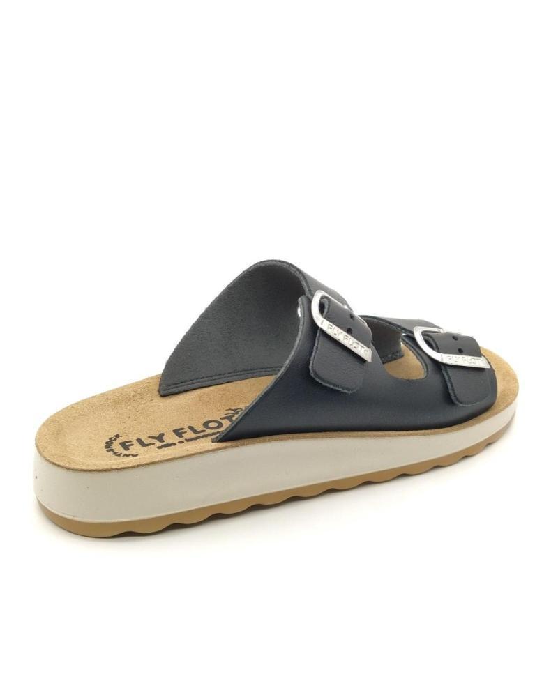 Ciabatte da donna con cinturino regolabile Fly Flot nero
