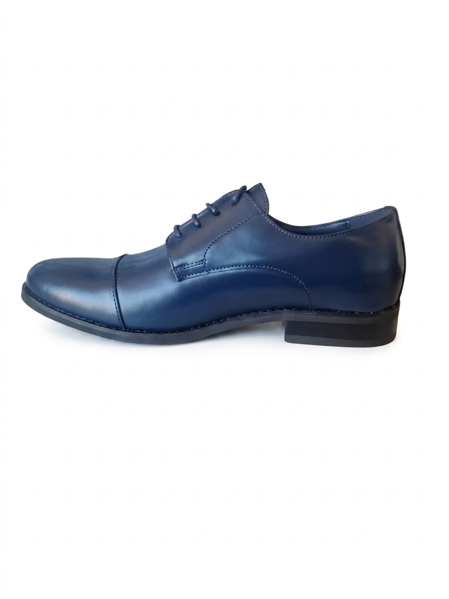 Scarpe stringate eleganti blu navy Gianmarco Venturi