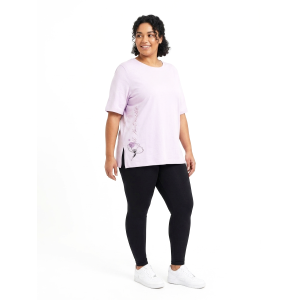 T-shirt basic donna taglia over campagnolo