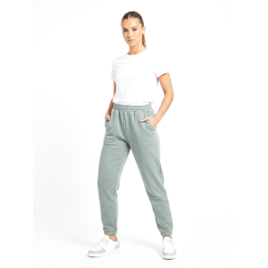 Pantalone donna garzato con polso fondo salvia