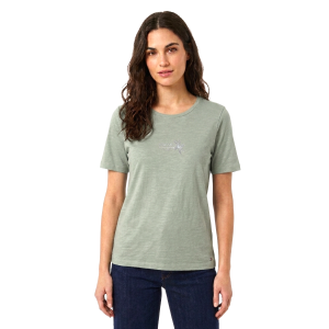 T-shirt donna cotone bouquet  salvia