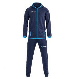 Tuta microfibra acetato zeus devil blu