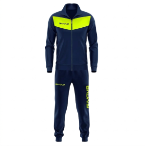 Tuta triacetato  uomo blu