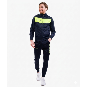 Tuta triacetato  uomo blu