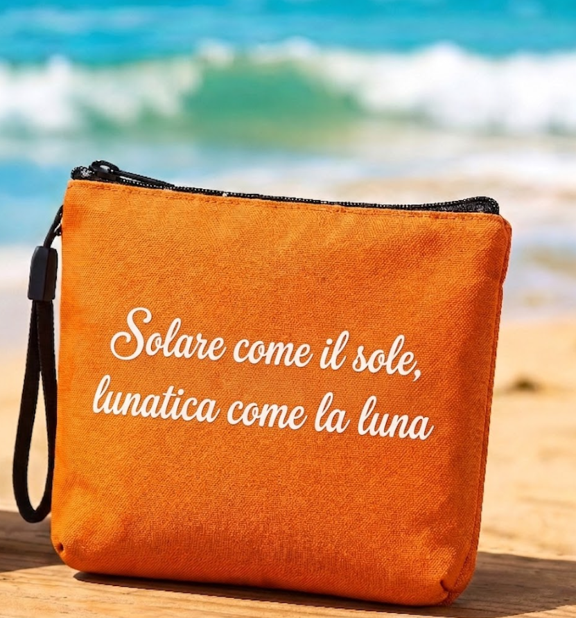 Telo mare in microfibra con pochette Guru